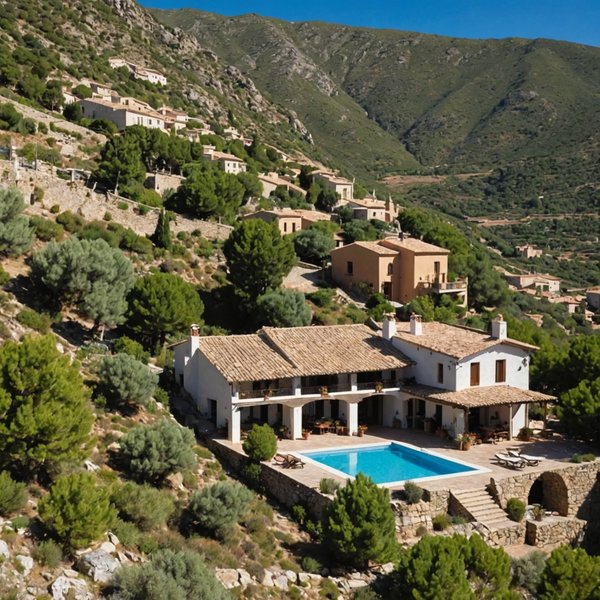 Où peut-on trouver une maison de vacances en Espagne avec des cours de cuisine et des randonnées en montagne?